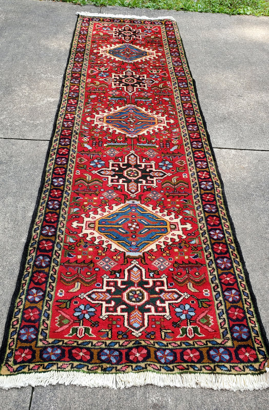 Antique Persian Zanjan Rug, 7'3 x 4'5